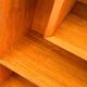 Two vintage asymmetrical storage units
