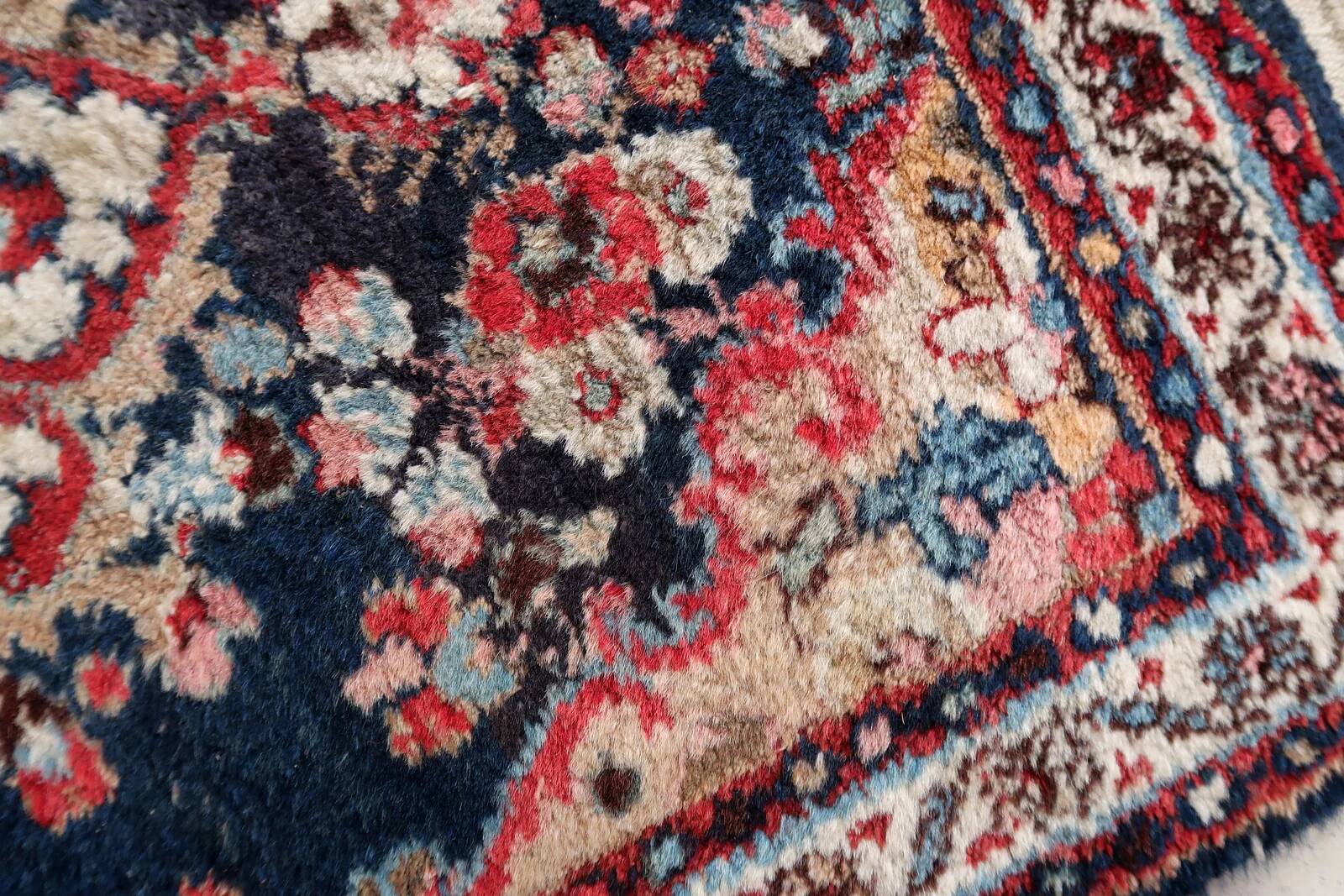 Handmade antique Persian Hamadan rug 71cm x 106cm, 1920s
