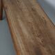 Antique Elm Early 20th Century French Rustic Farmhouse Dining Table