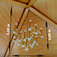 XXL 60s 70s chandelier Gaetano Sciolari for Sciolari Brass with 37 flames