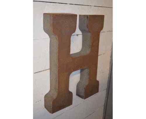 Industrial letter "h"
