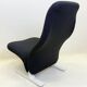 "Concorde" armchair in navy blue by Pierre Paulin, 1960s