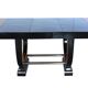 Expandable Art Deco Dining Table, Thuja Roots, Lacquered, France, circa 1930