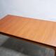 Extendable teak dining table by Gérard Guermonprez for Magnani editions