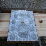 Bavarian crystal decanter + 8 glasses – with original box
