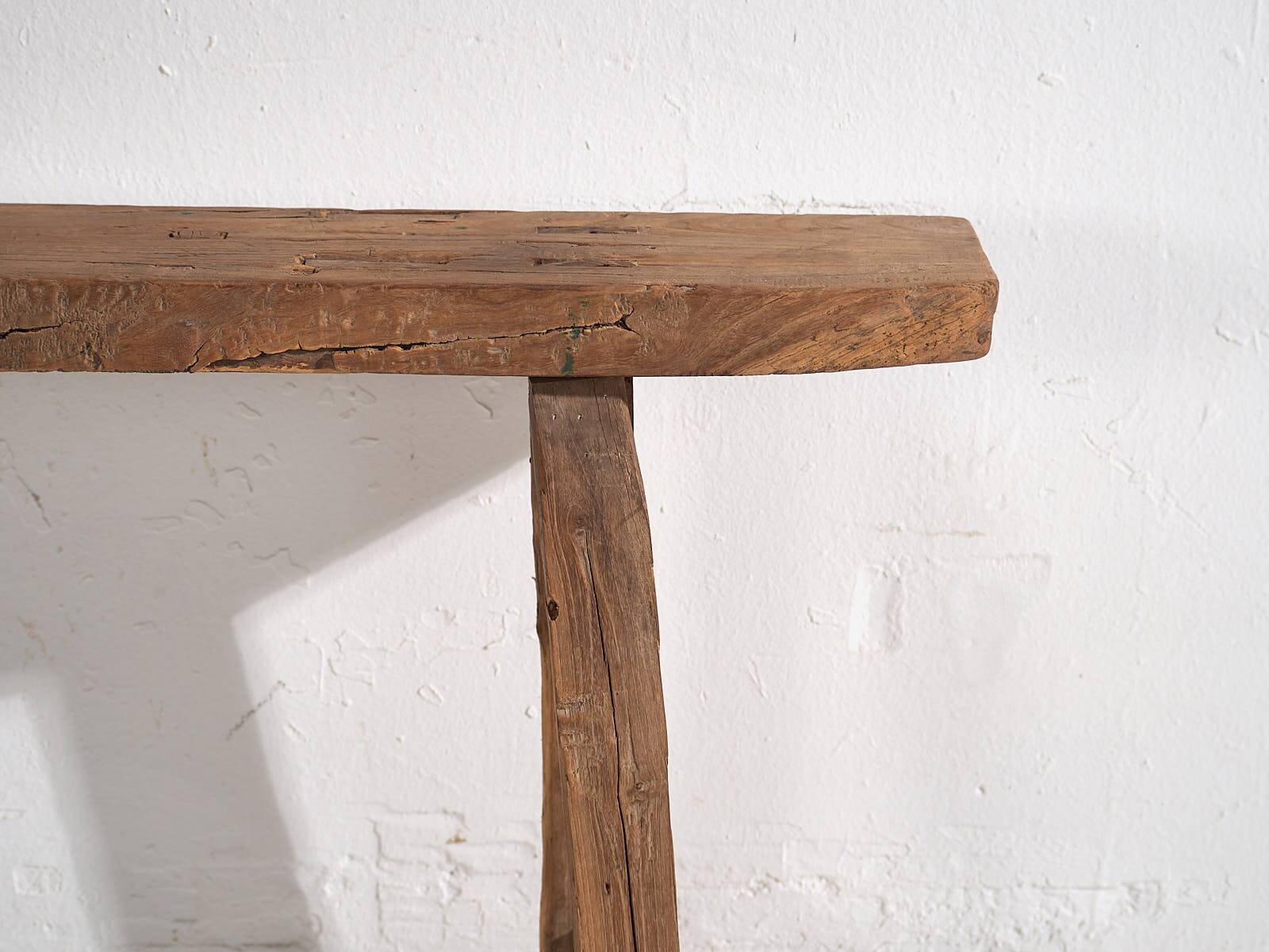 Ancien banc pour pied du lit (c.1870) #43