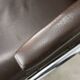 Mid-Century Italian Brown Leather Swivel Chair