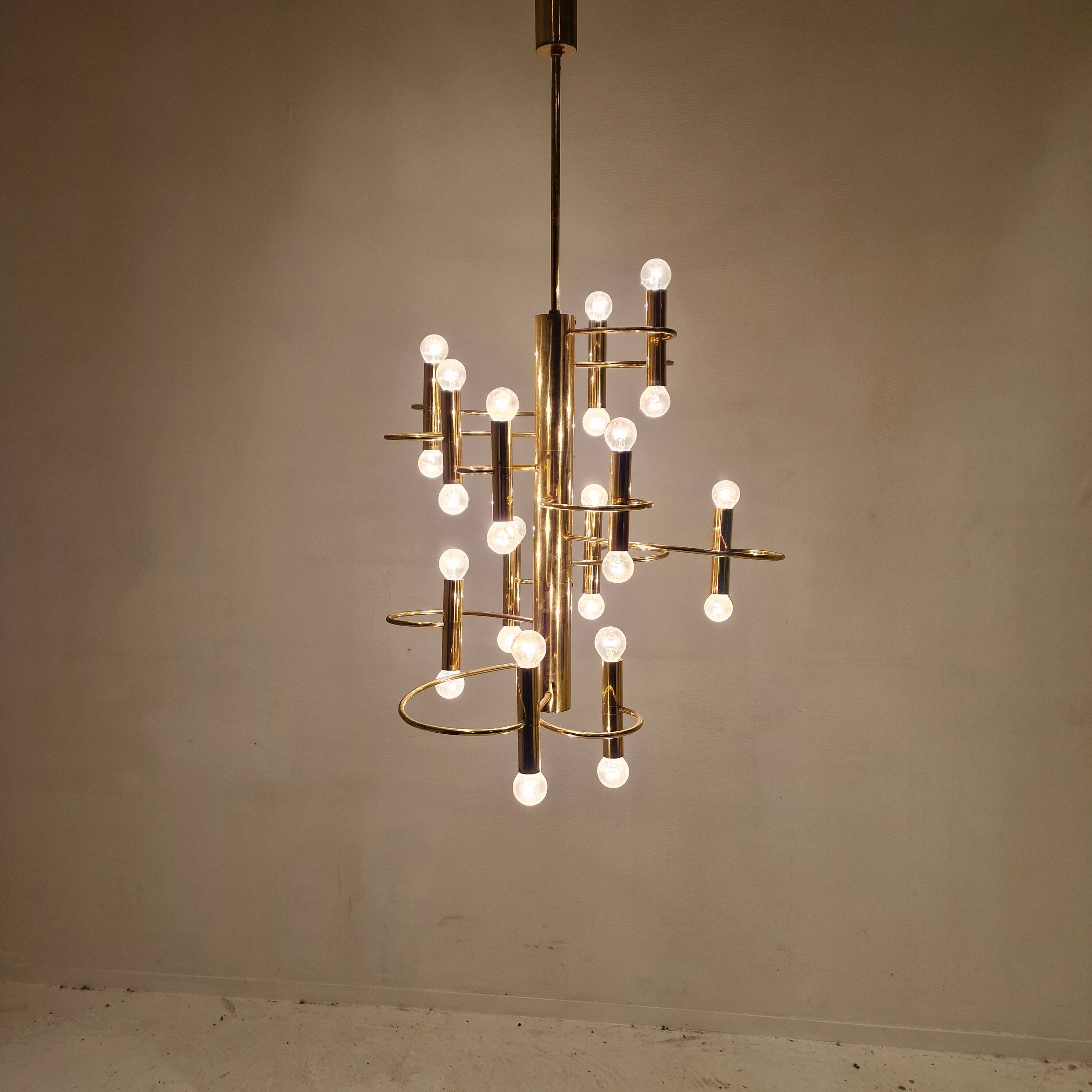 Candlestick Designed by Gaetano Sciolari, 1970's