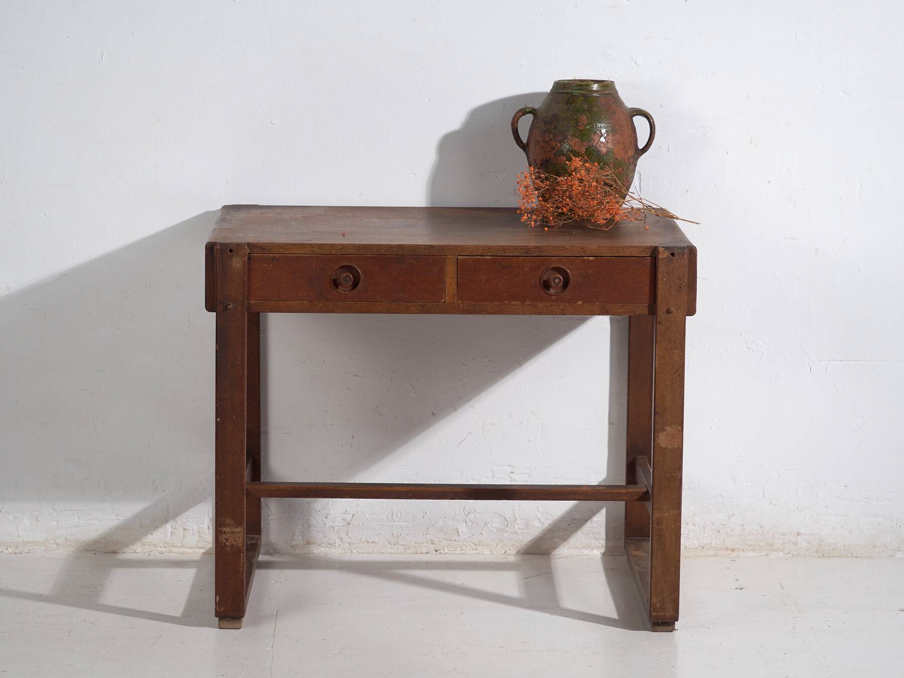 Bureau japonais ancien de type tsukue – Période Taisho/Showa (c.1910-1940)