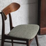 Set of 10 dining chairs 'Kastrup' by Louis van Teeffelen, Dutch design, 1960s