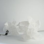 Labyrinth, Hazy, Artisan Table Lamp Light Sculpture, By Republiken