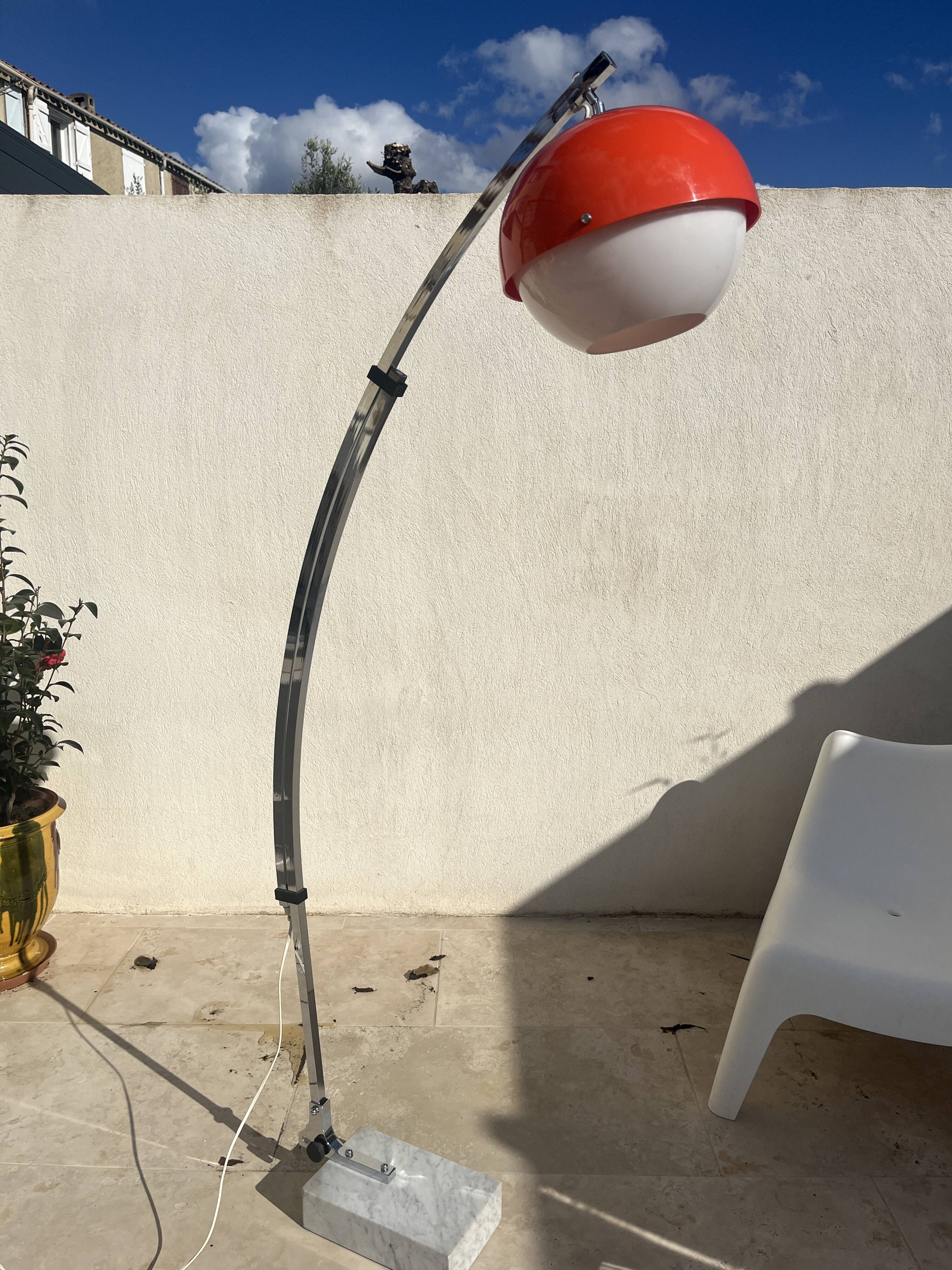 70s design arc floor lamp