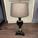 Lacquered wood lamp style Napoleon III