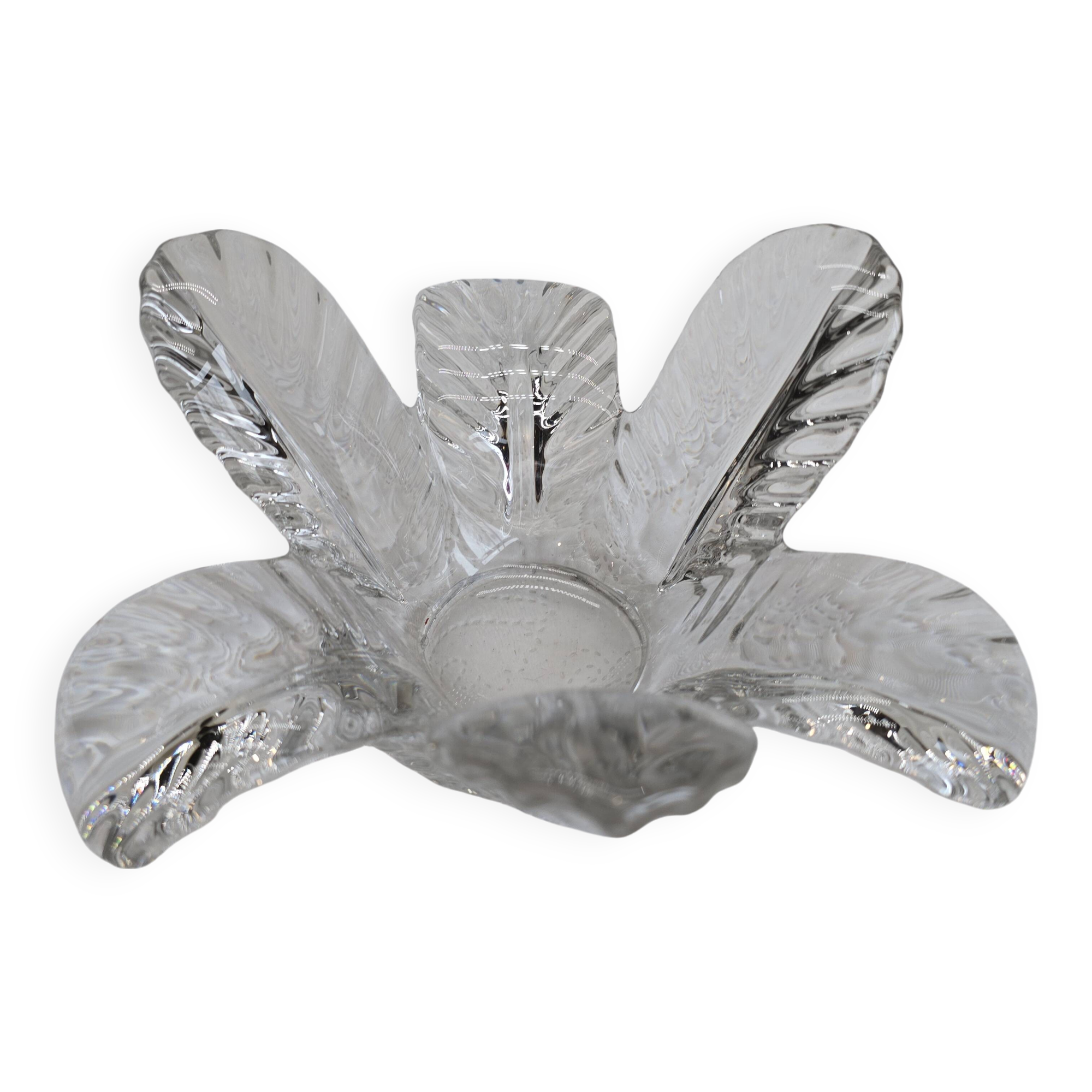 Crystal "Flower" candle holder