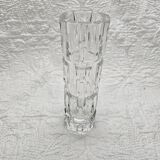 Vintage crystal tube vase