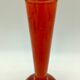 Vase soliflore rouge bordeaux vintage années 70