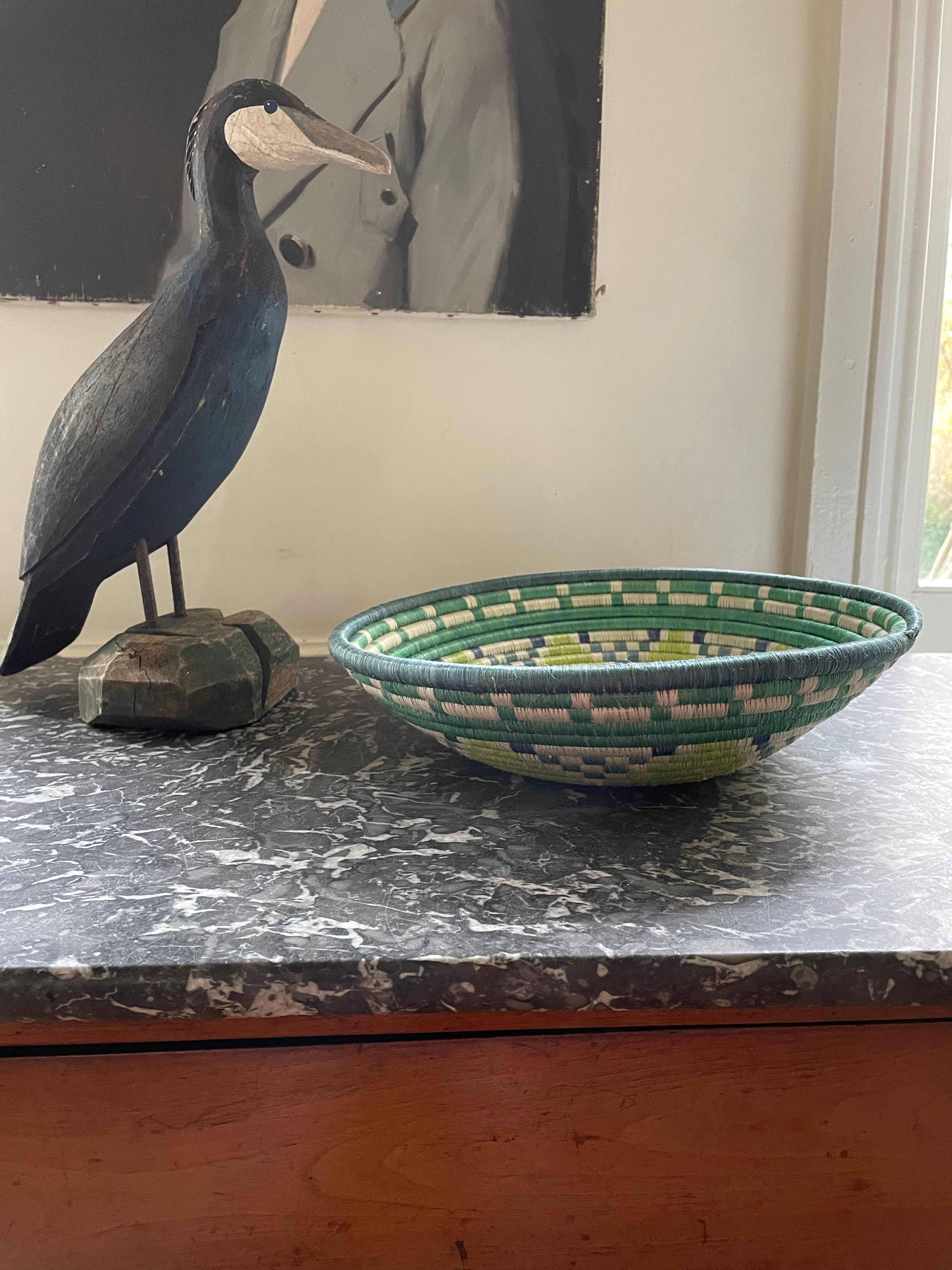 African spiral fruit basket