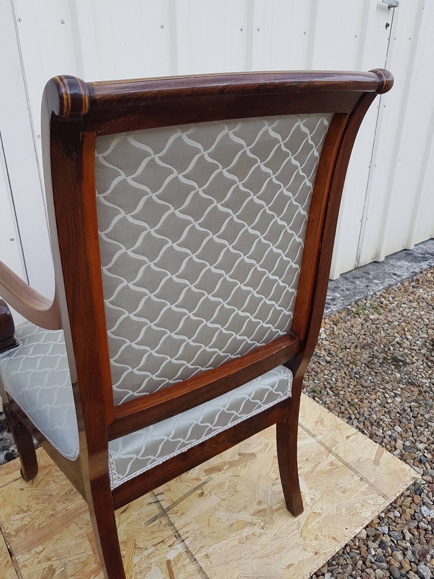 Pair of armchairs restoration style Charles X