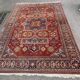 Burgundy wool Persian rug from Romania 200x300cm