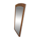 Miroir Art Déco en chêne avec glace biseautée époque 1930