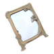 Brass retro mirror The Lady of the Lake