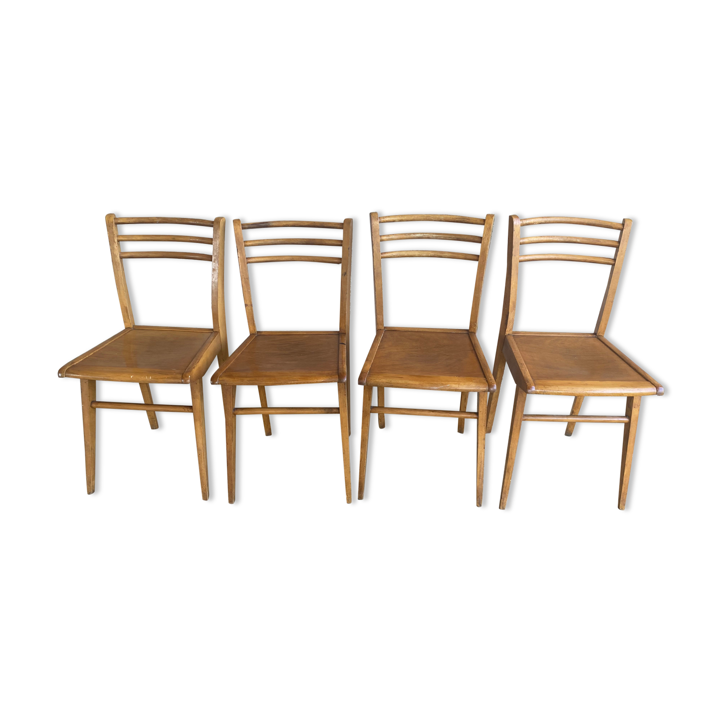 Lot de 4 chaises bistrot Luterma