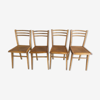 Lot of 4 chairs bistro Luterma