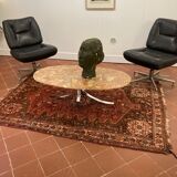 Coffee table in pink marble 1970