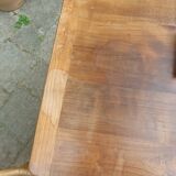 Rectangular coffee table with 1 drawer, solid wood, late 19th, early 20th century