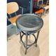 Set of 8 vintage wooden bar stools