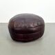 Vintage French Patchwork Leather Ottoman, 1960s
