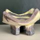 Ashtray in raku, circa 1990/2000