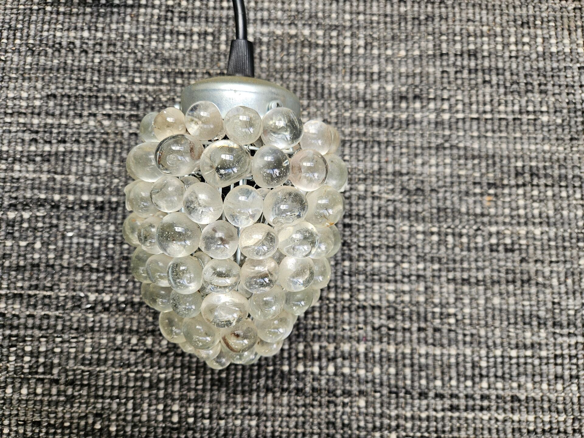 Suspension design en verre vintage