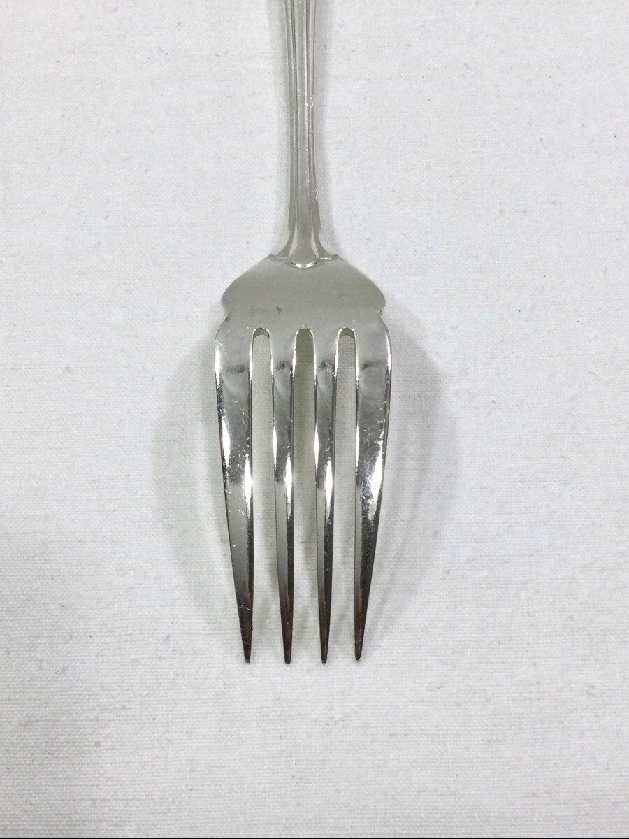 Christofle - 12 Springania Fish Forks