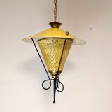 Suspension in perforated sheet metal