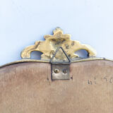 Mirror brass 28x40 cm