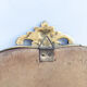 Mirror brass 28x40 cm