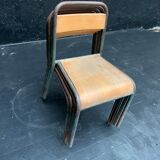Suite of 4 school chairs by Stella
