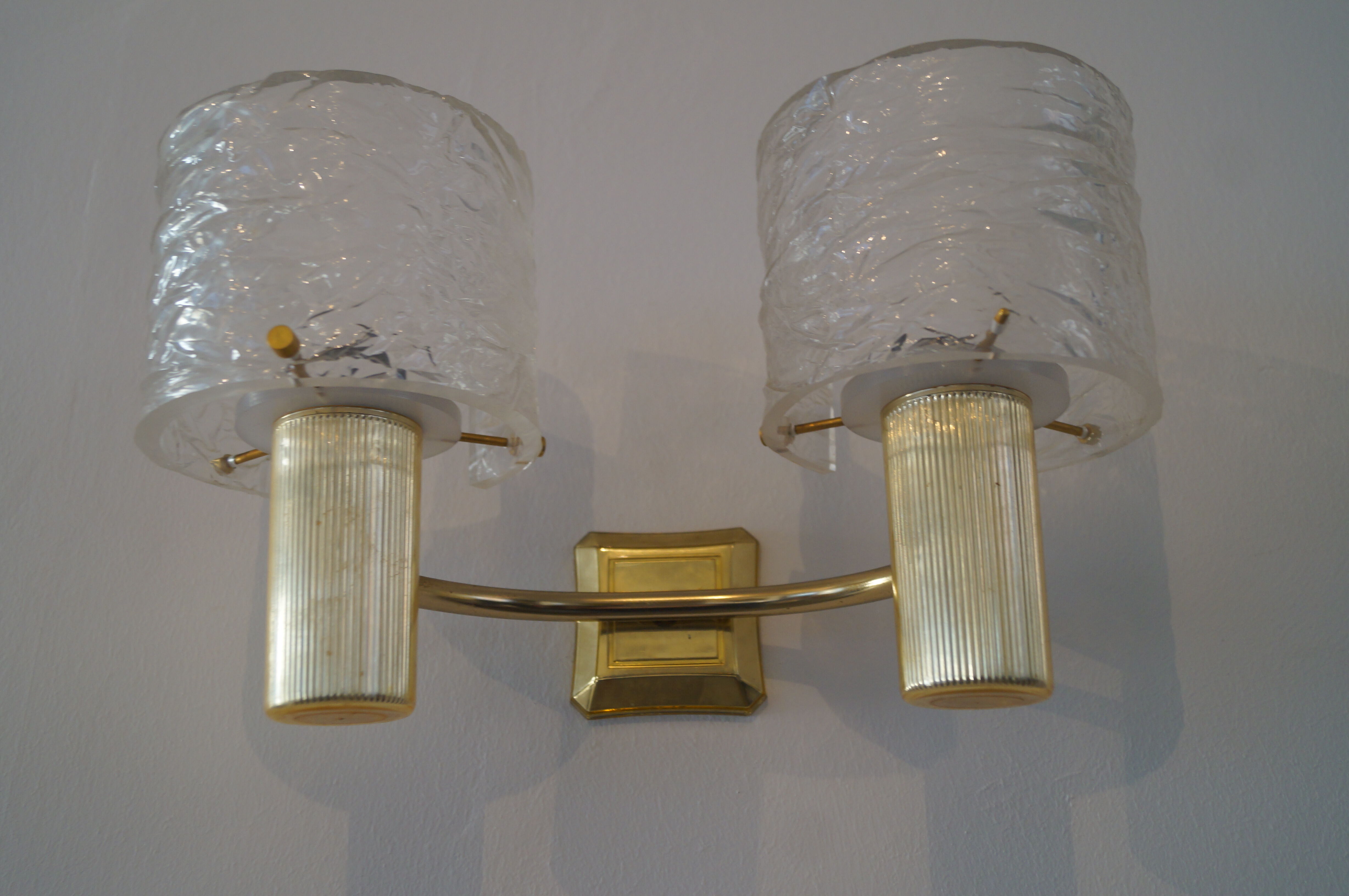 Vintage double wall lamp 1960