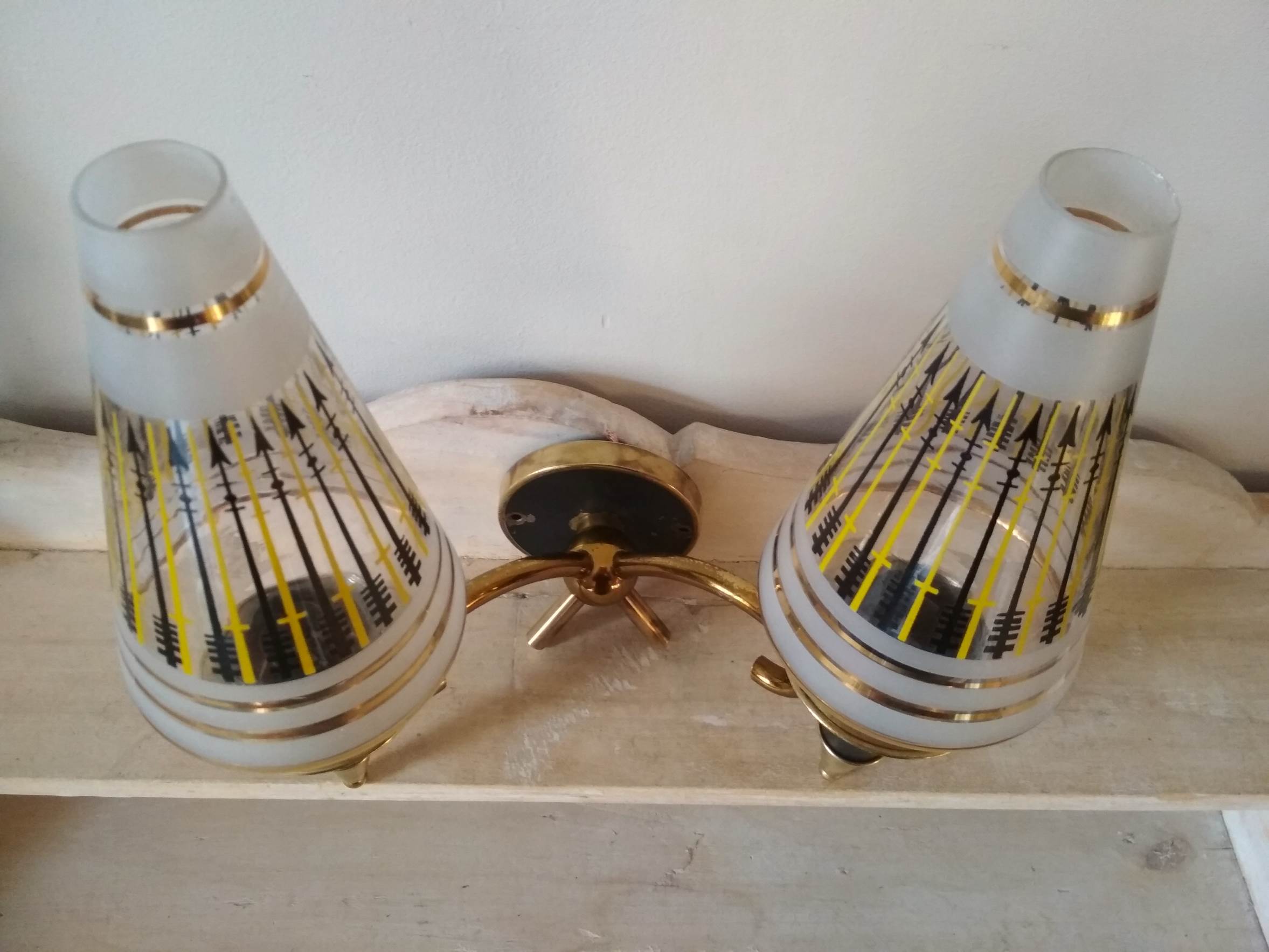 Vintage wall lamp from the 50s