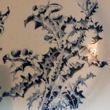 4 flat plates "thistles" from gien