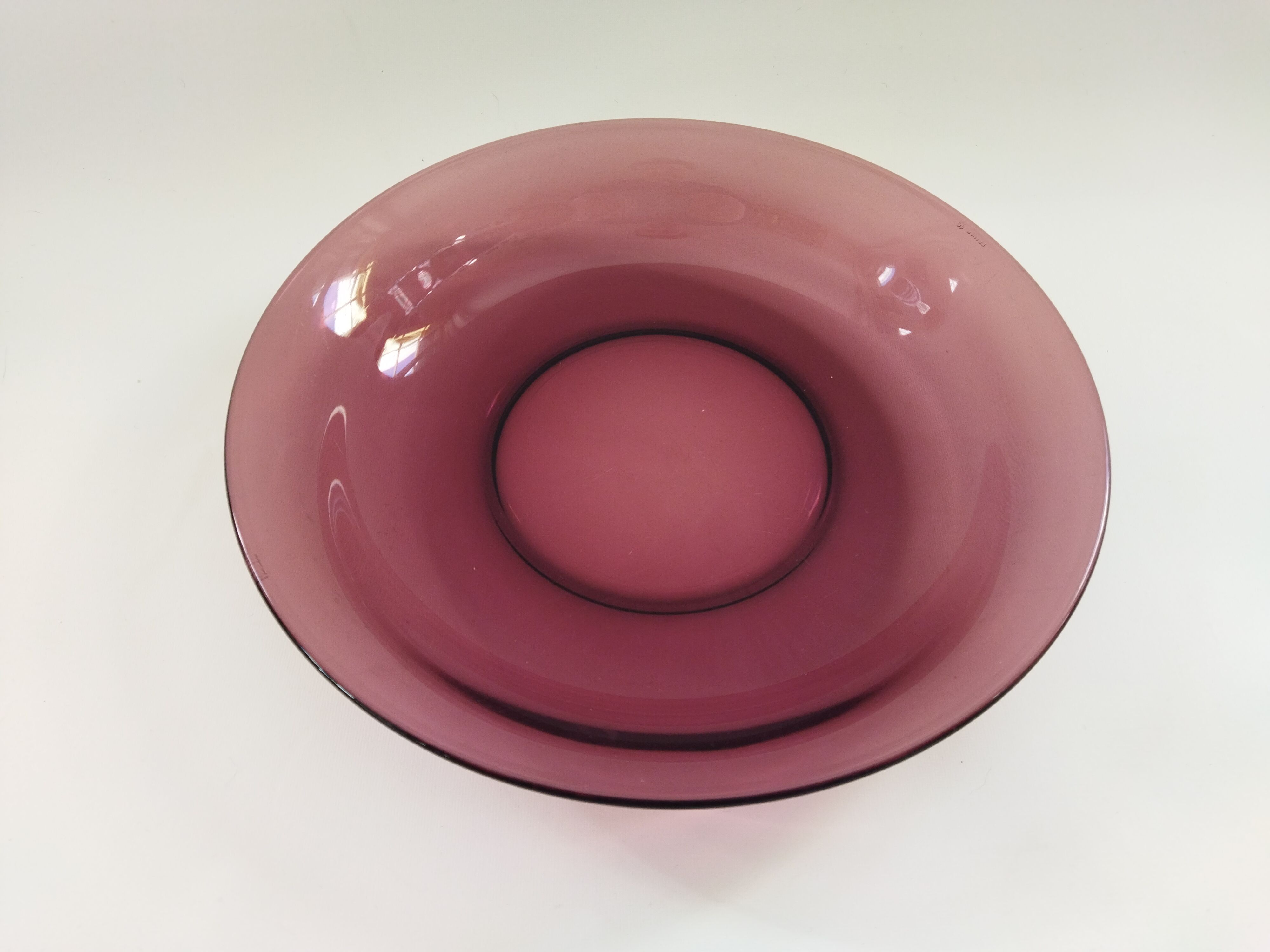 Amethyst Vereco hollow dish