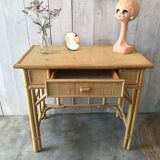 Rattan desk