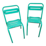 Two vintage garden chairs