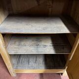 Vintage linden wood confiturier - 1930s - Natural patina