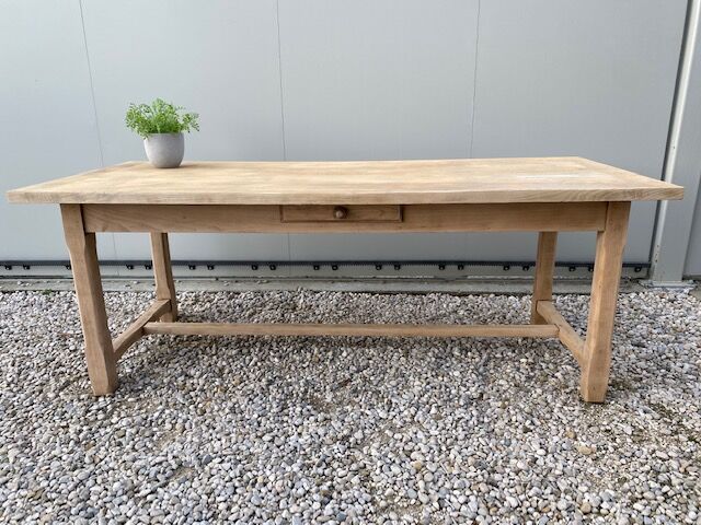 Sanded farmhouse table 2m