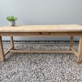 Table de ferme poncée 2m