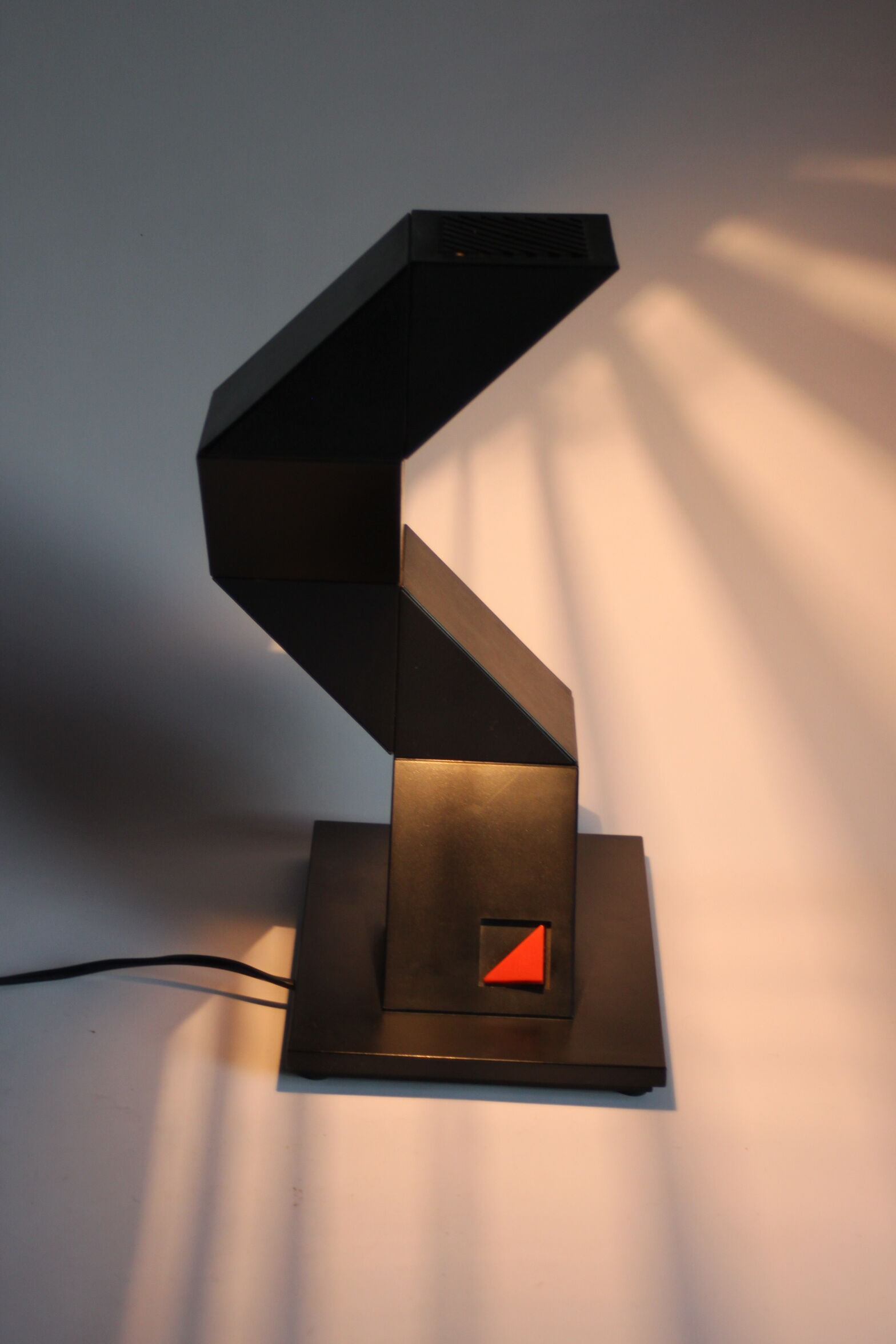 Zig Zag desk lamp by Shui Shan for Elite Lighting, 1980s