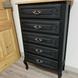 Commode chiffonnier style Louis XV