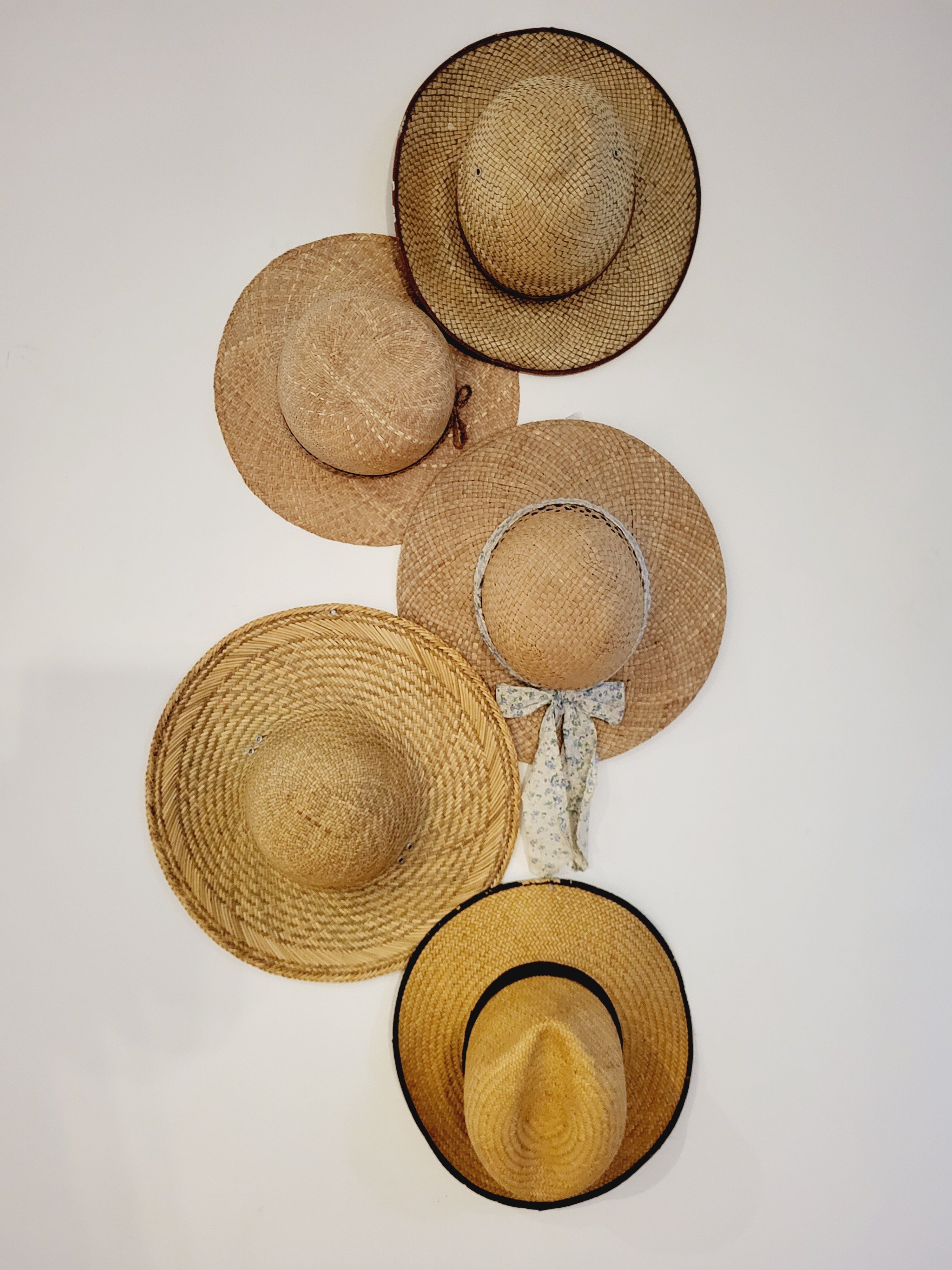 Wall decoration hats vintage